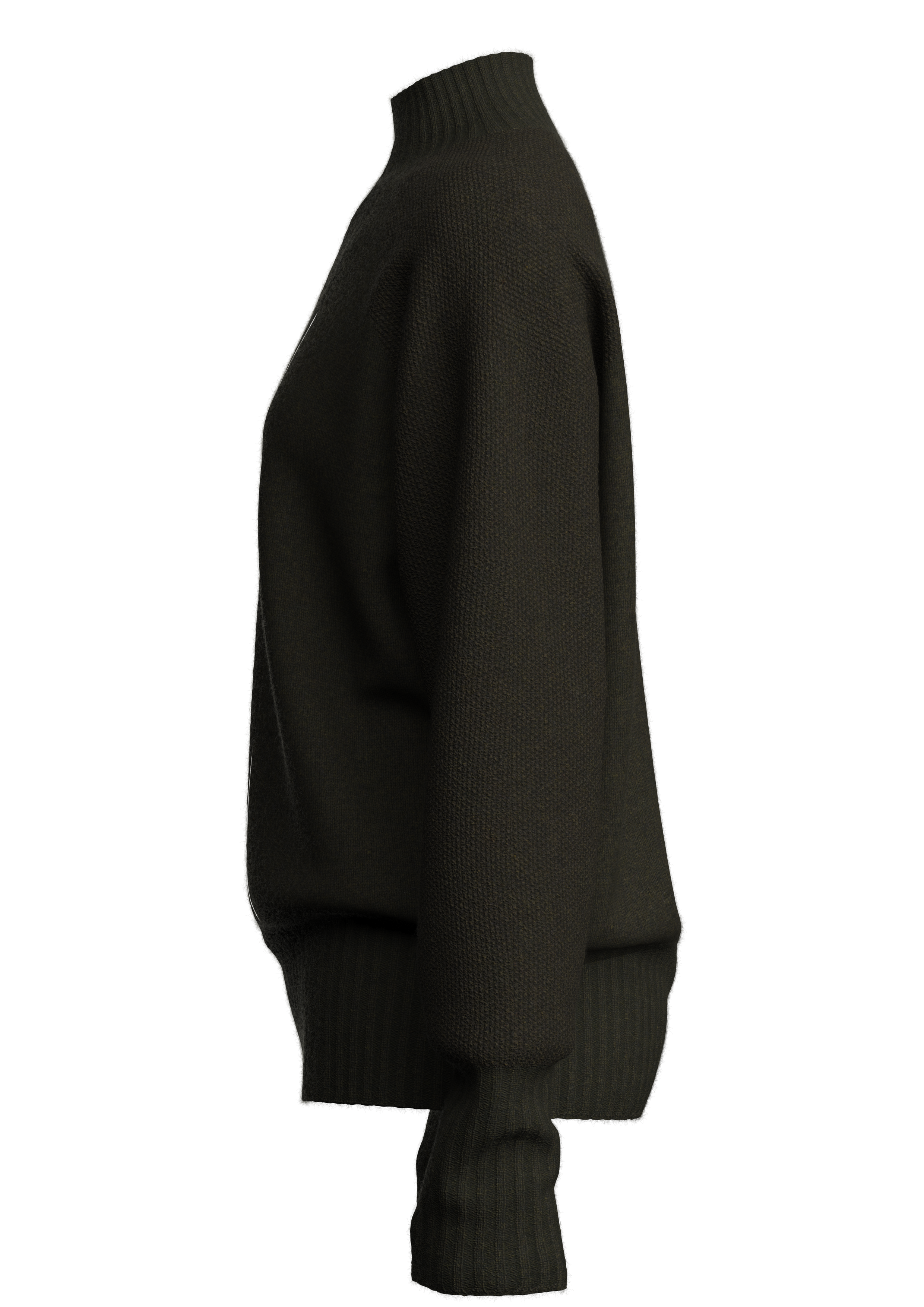 女式绞花针织套头毛衣